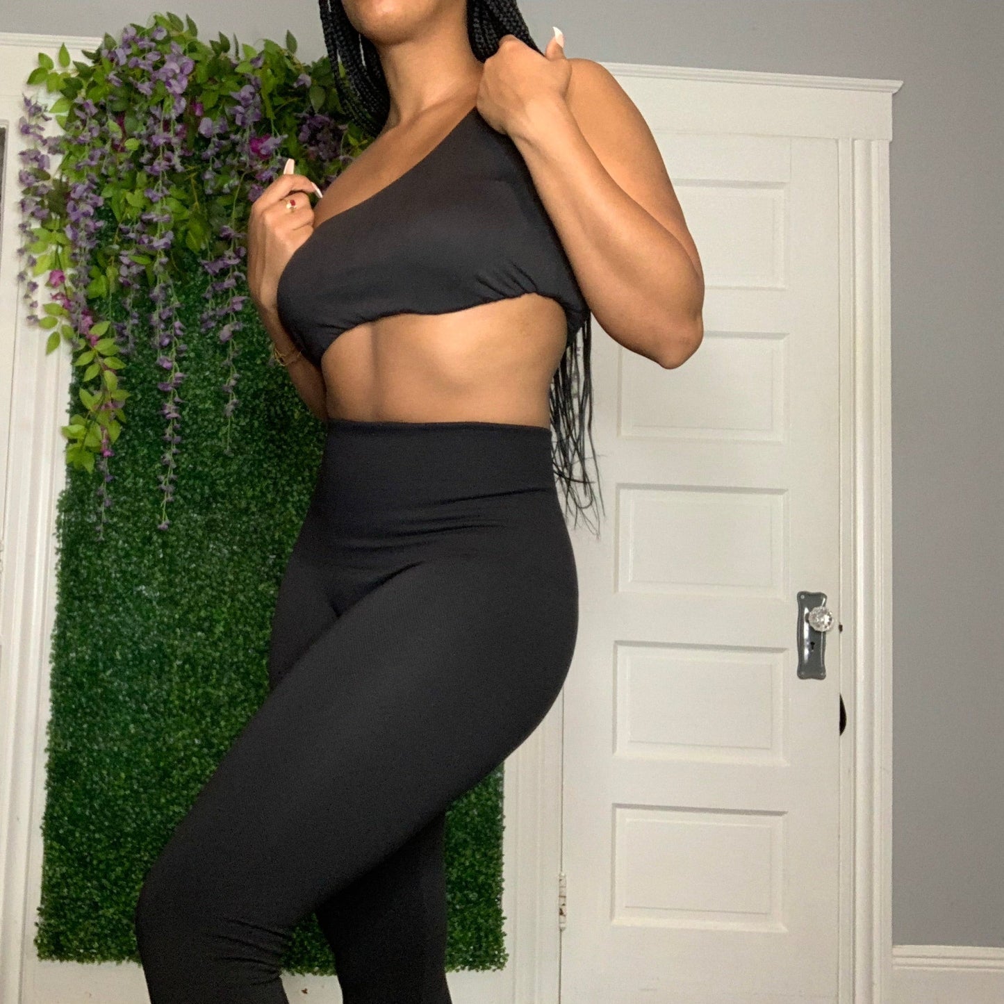 CANDY YUM YUM -LEGGINGS/BLK